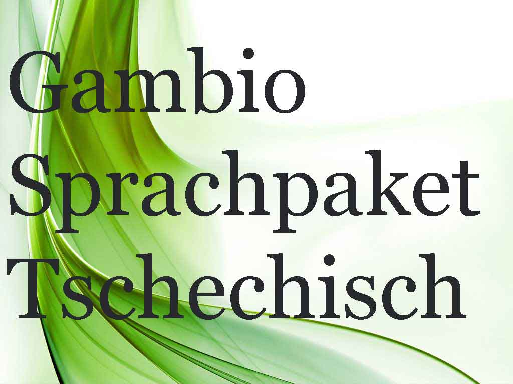 Tschechisch Sprachpaket Gambio – mehr Umsatz im CZ-Markt sichern