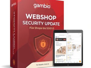 Installation Gambio Security Update 2025-12 v1.0.0 f&uuml;r alle Gambio-Versionen v3.3.x  bis v5.x